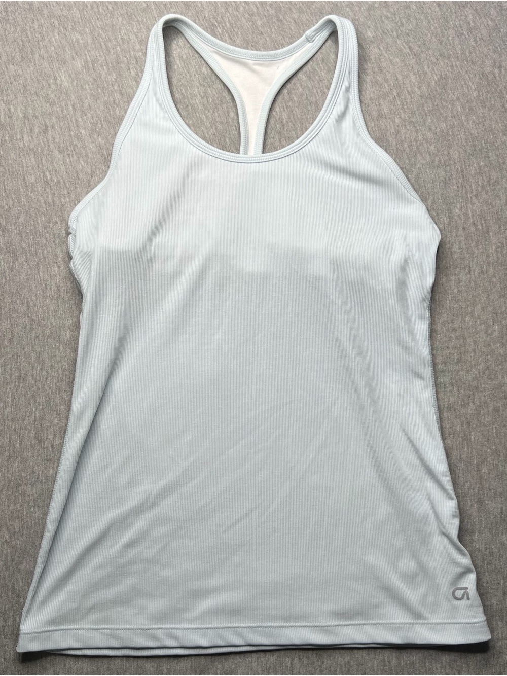 Gap fit breathe light blue tank top size small